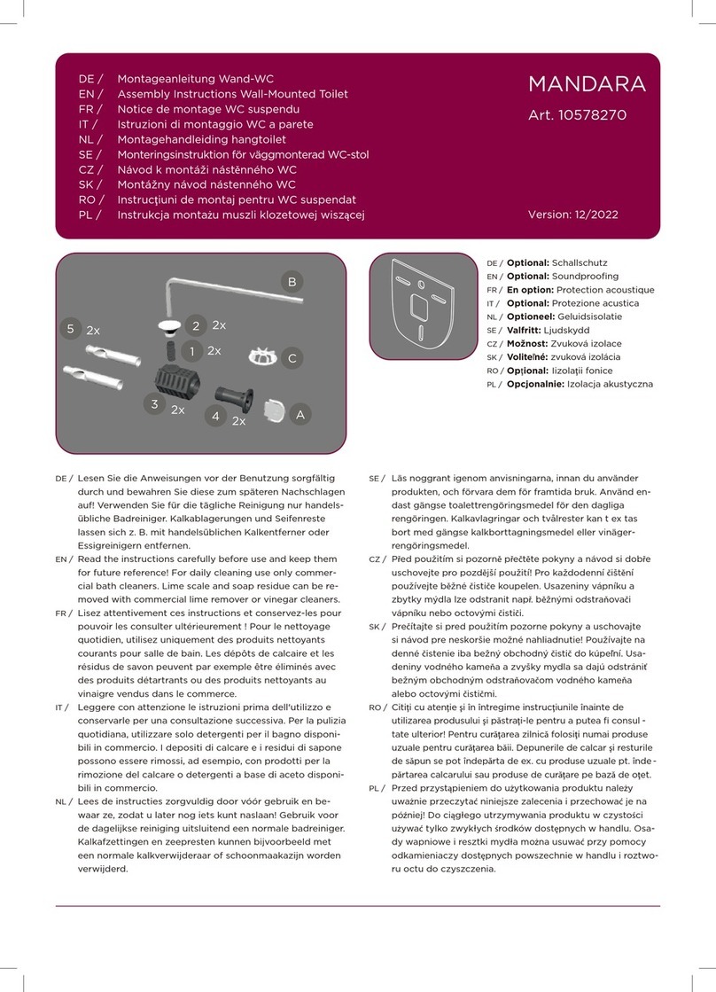 Hornbach MANDARA 10578270 Assembly instructions