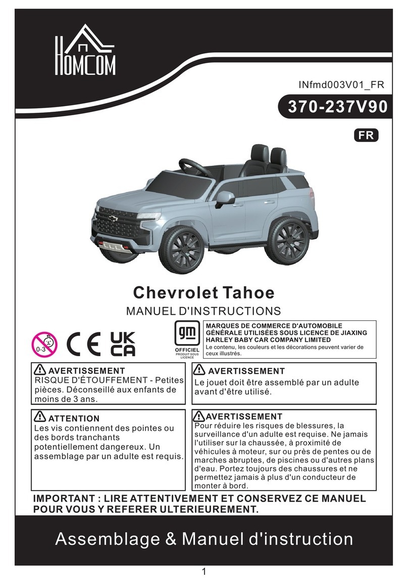 HOMCOM Chevrolet Tahoe owner's manual