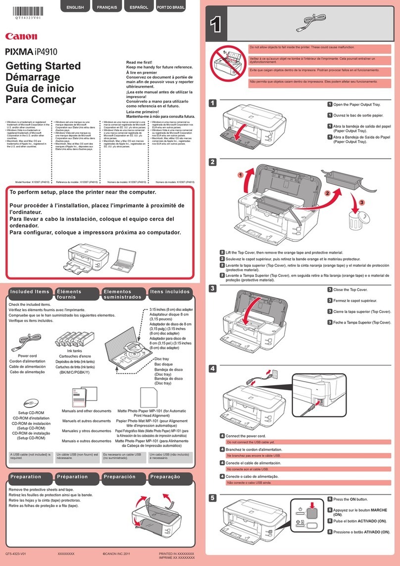 Canon PIXMA iP4910 User manual