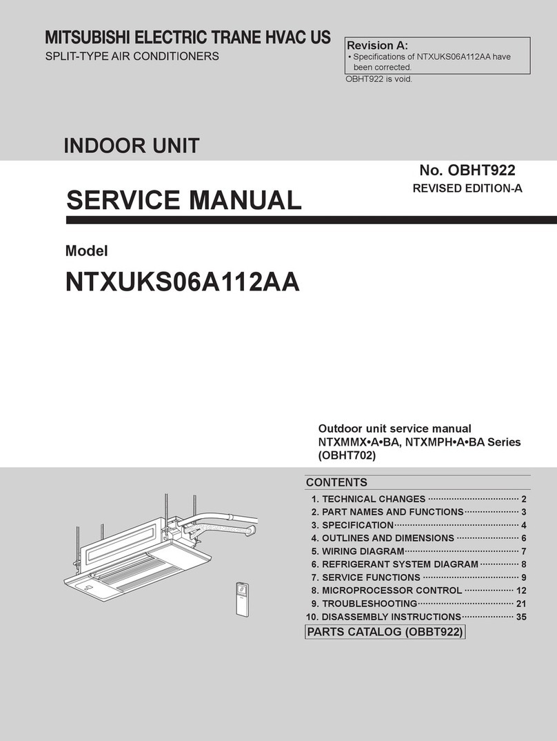 Mitsubishi Electric NTXUKS06A112AA User manual