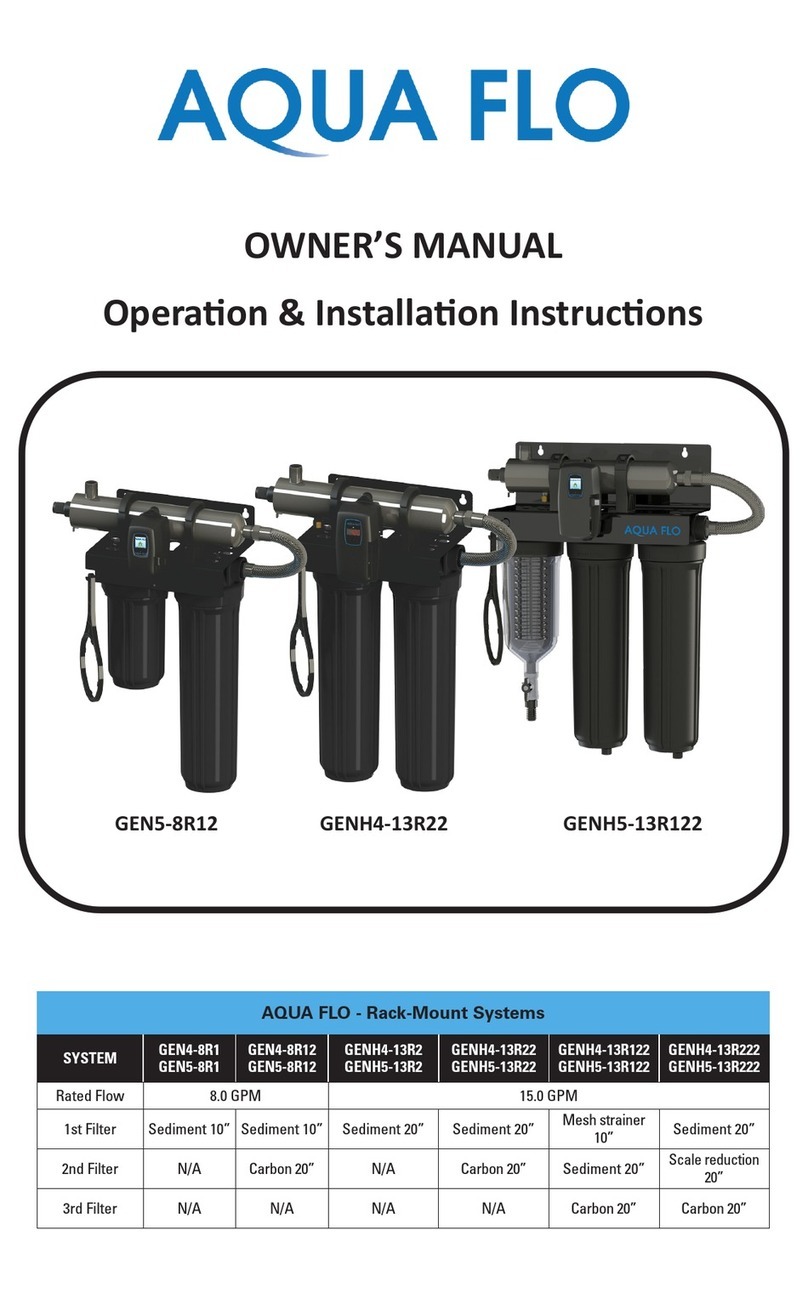 Aqua Flo GENH4-13R122 owner's manual