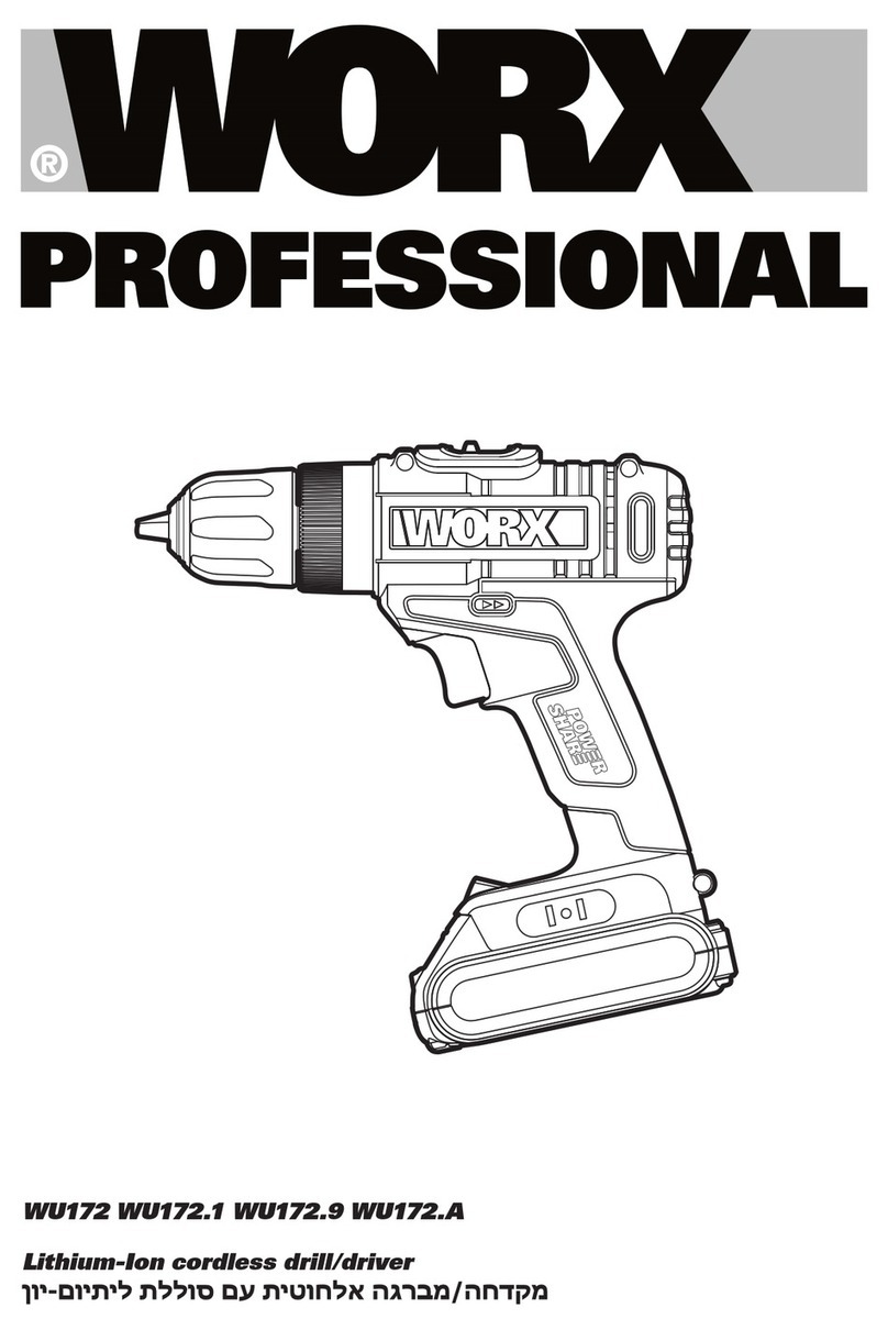 Worx Professional WU172 1 Series instructions