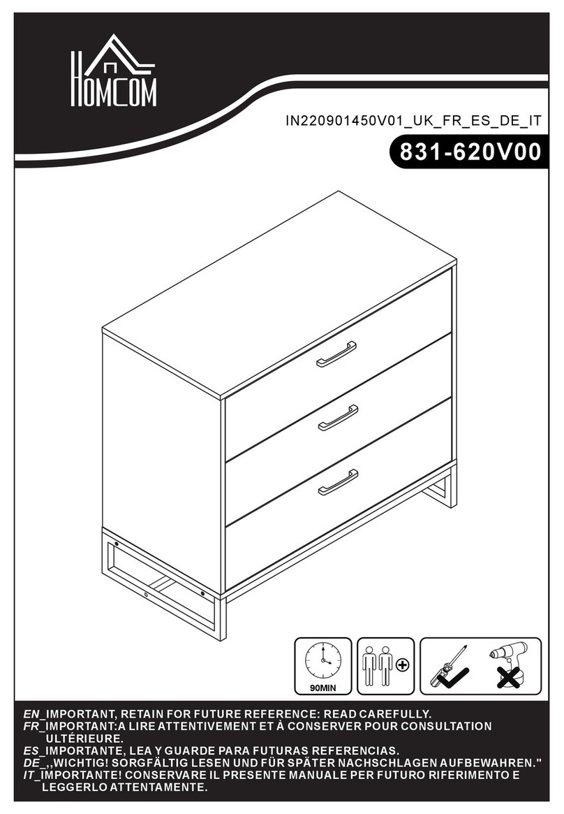 HOMCOM 831-620V00 manual