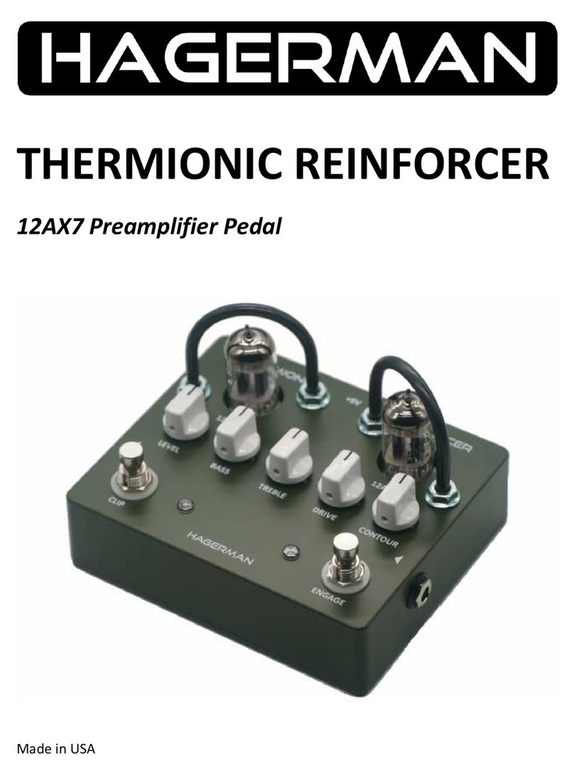 Hagerman THERMIONIC REINFORCER manual