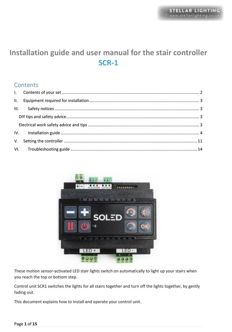 Stellar Lighting SCR-1 User manual