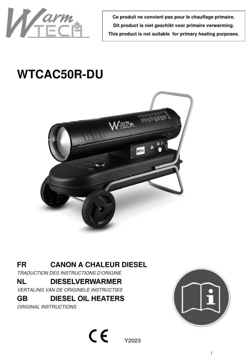 Warmtech WTCAC50R-DU User manual