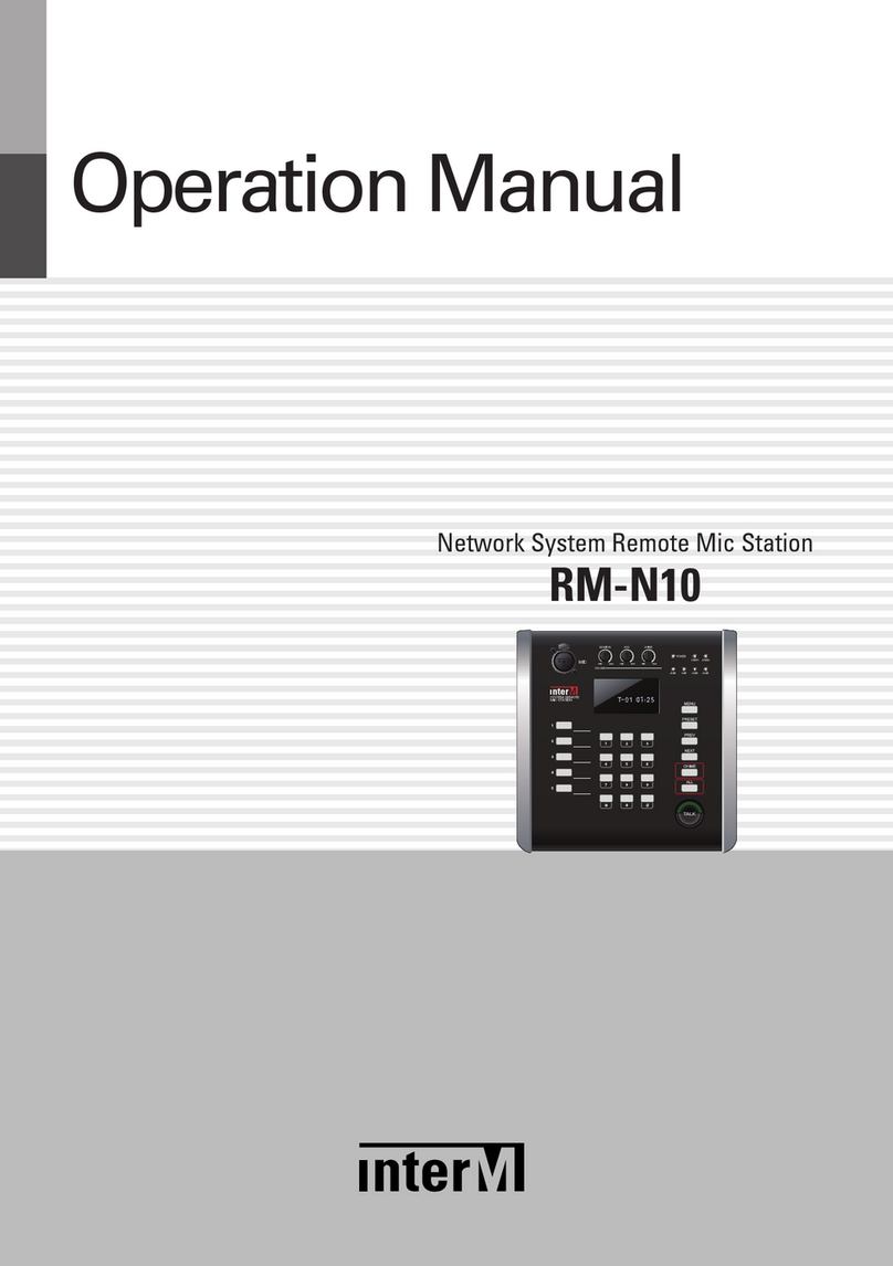 Inter-m RM-N10 Operation manual