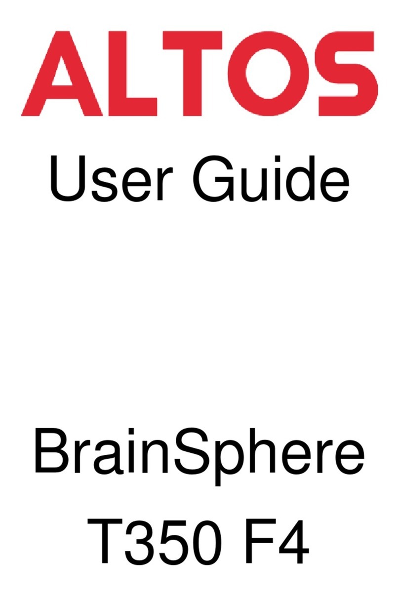 Altos BrainSphere T350 F4 User manual Altos BrainSphere T350 F4 User manual