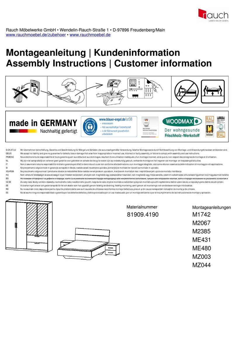 Rauch M1742 Assembly instructions