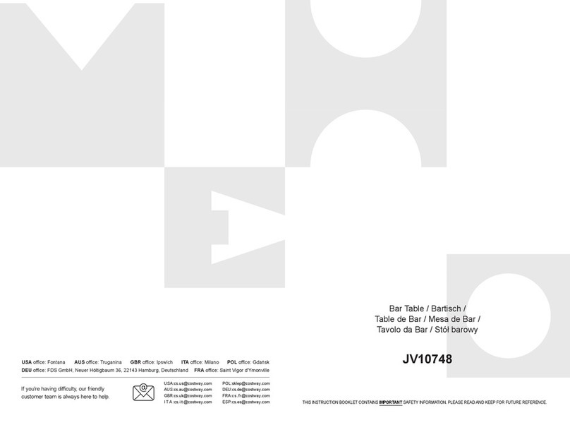 Costway JV10748 manual