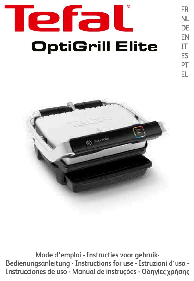 TEFAL OptiGrill Elite User manual TEFAL OptiGrill Elite User manual
