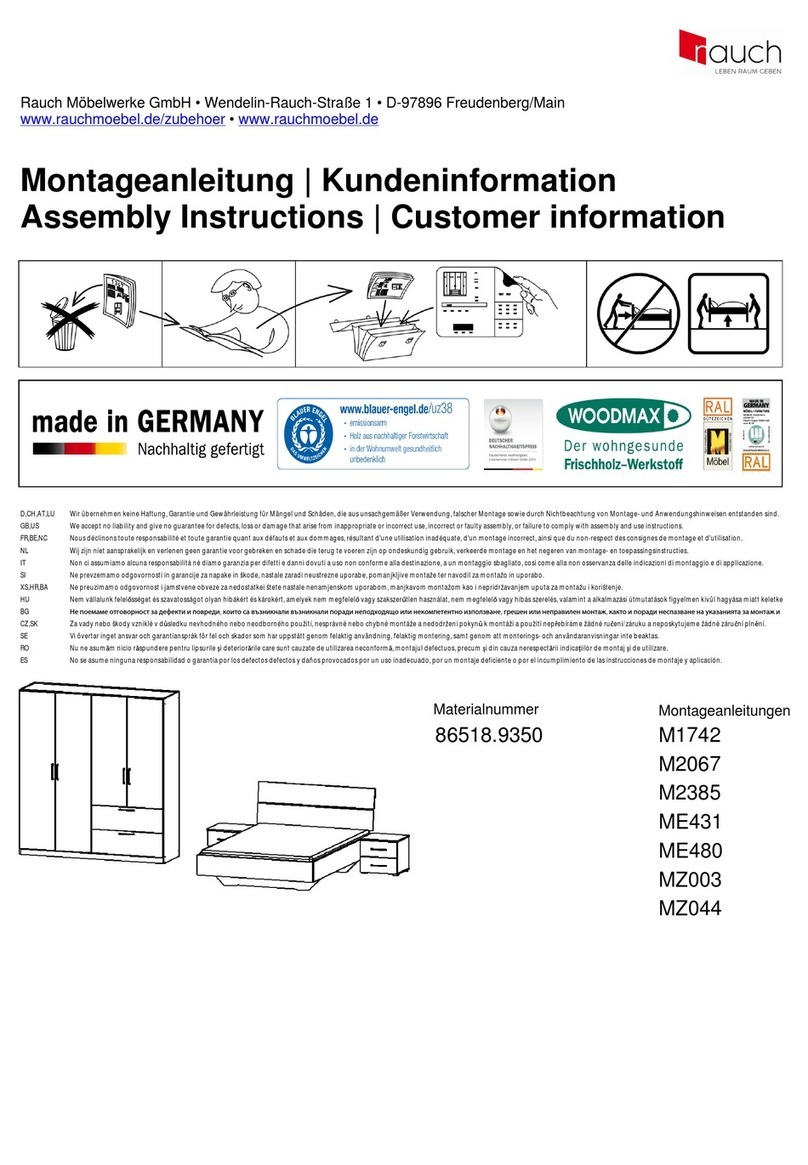 Rauch M1742 Assembly instructions