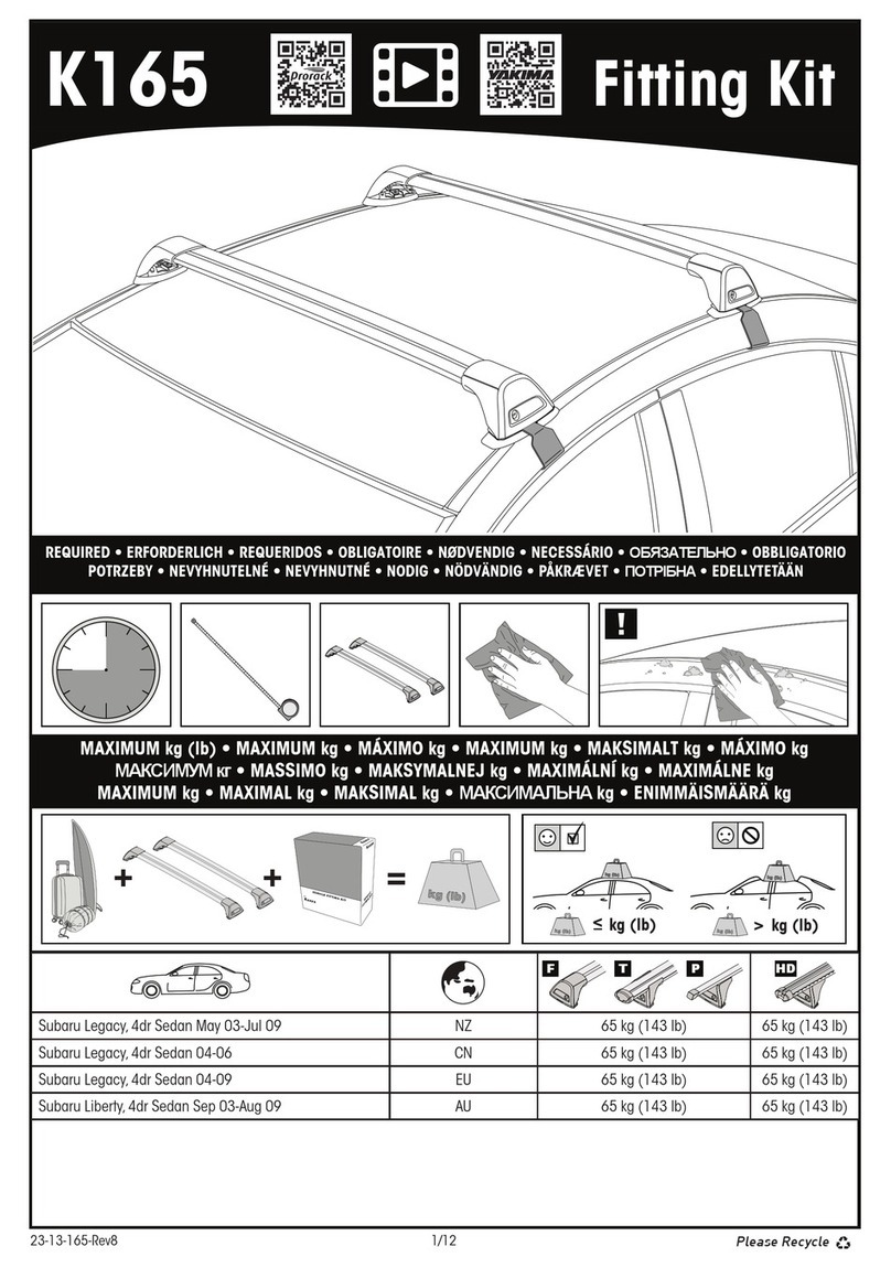 Yakima K165 instructions