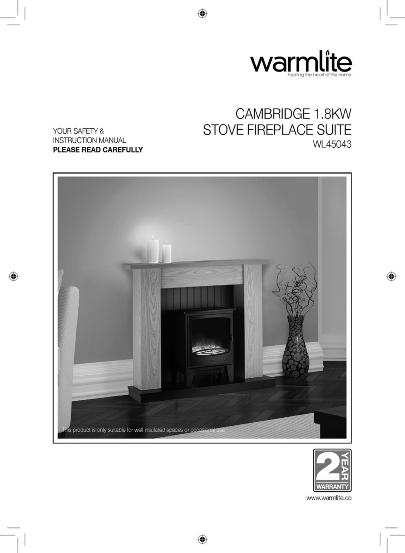 Warmlite CAMBRIDGE WL45043 User manual