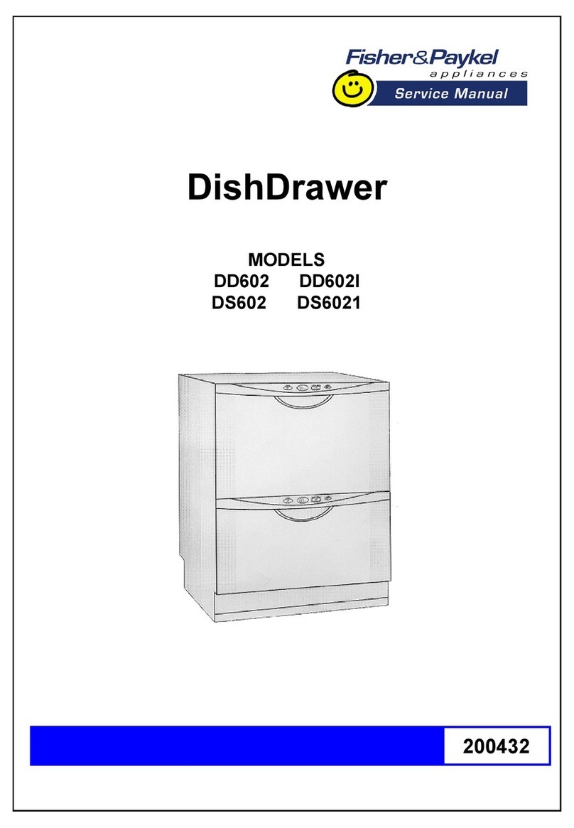 Fisher & Paykel DS6021 Service manual