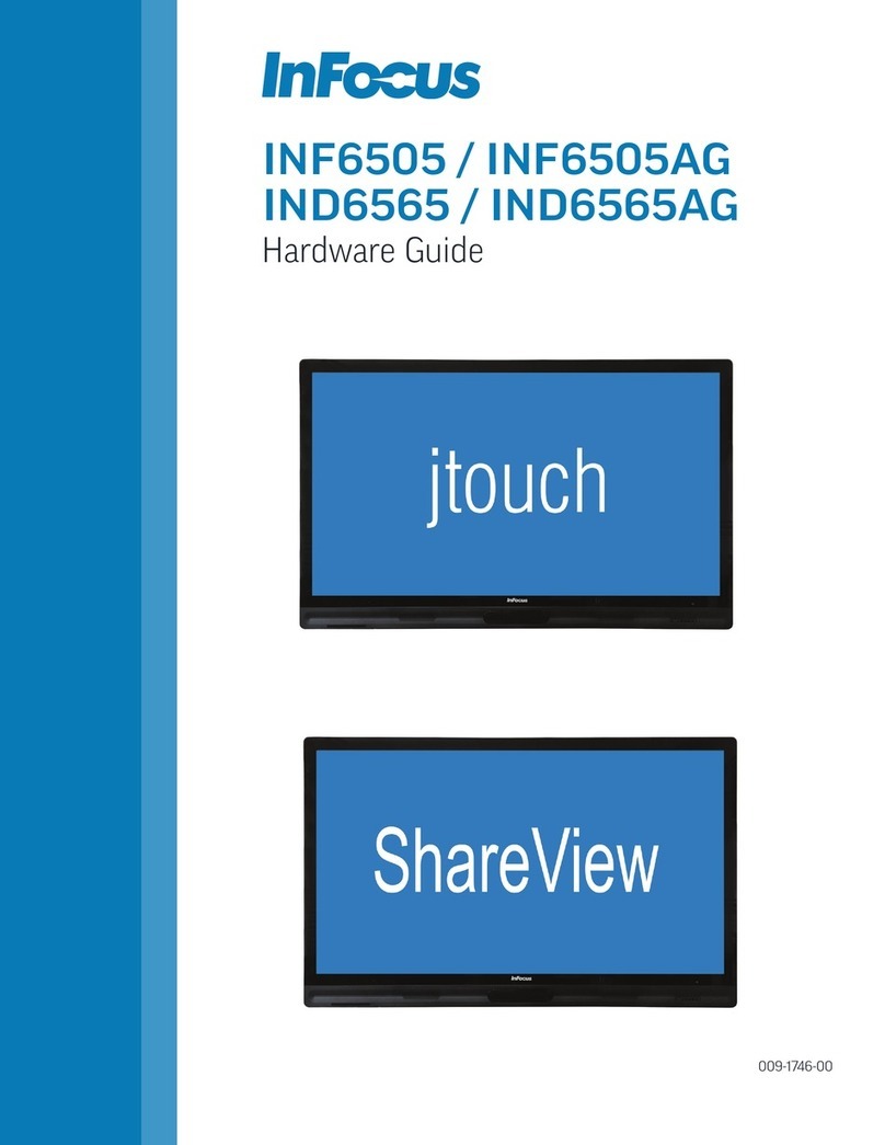 InFocus INF6505AG Installation instructions