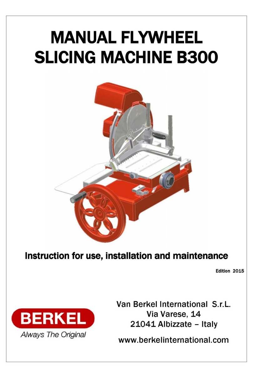Berkel VOLANO B300 Troubleshooting guide