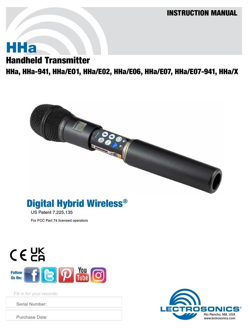 Lectrosonics HHa-941 User manual