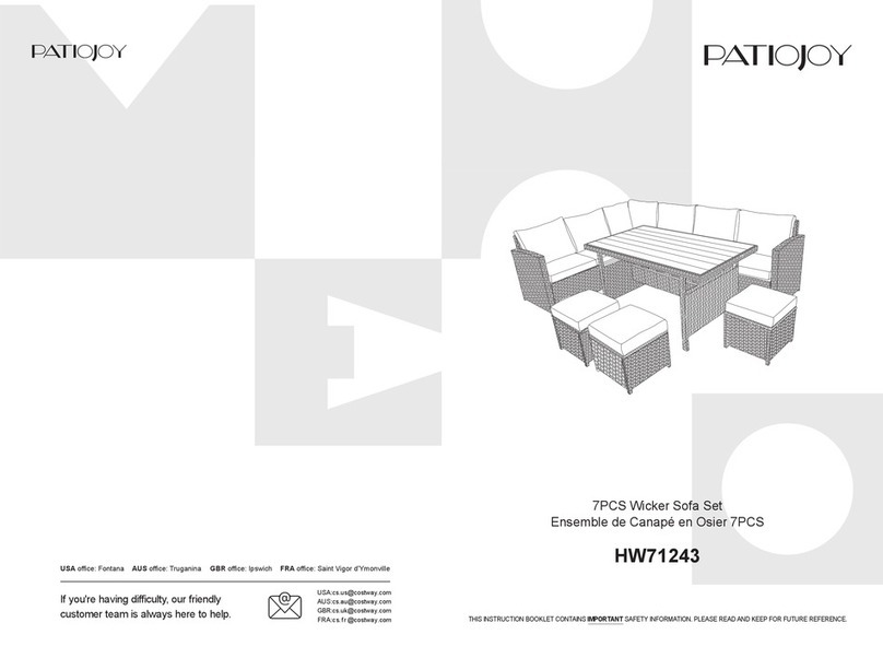 PATIOJOY HW71243 User manual