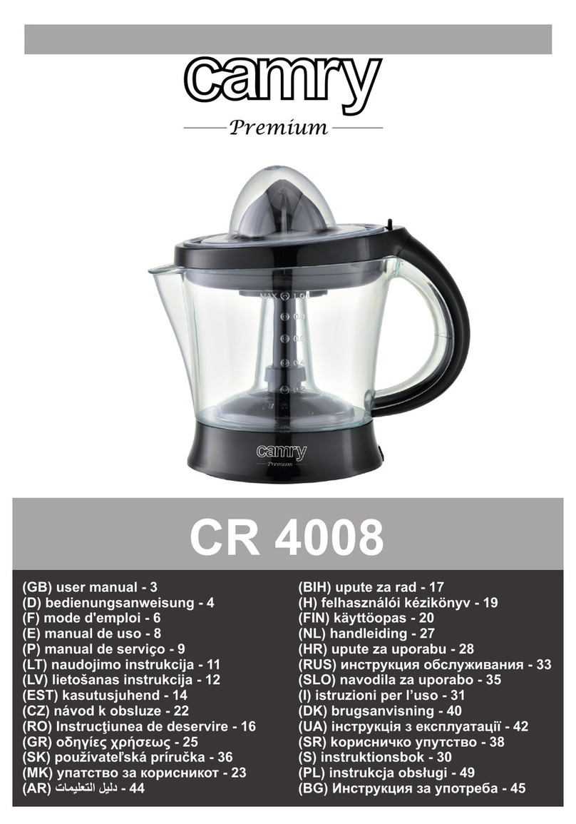 camry CR 4008 user manual