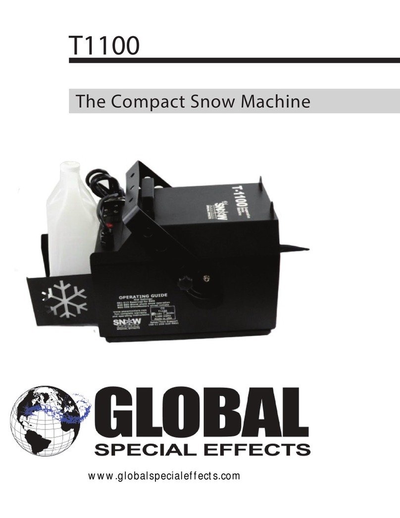 GLOBAL SPECIAL EFFECTS T1100 quick start guide