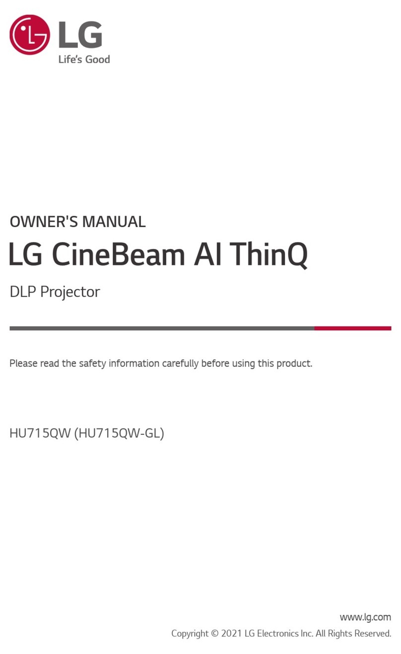 LG CineBeam HU715QW-GL User manual