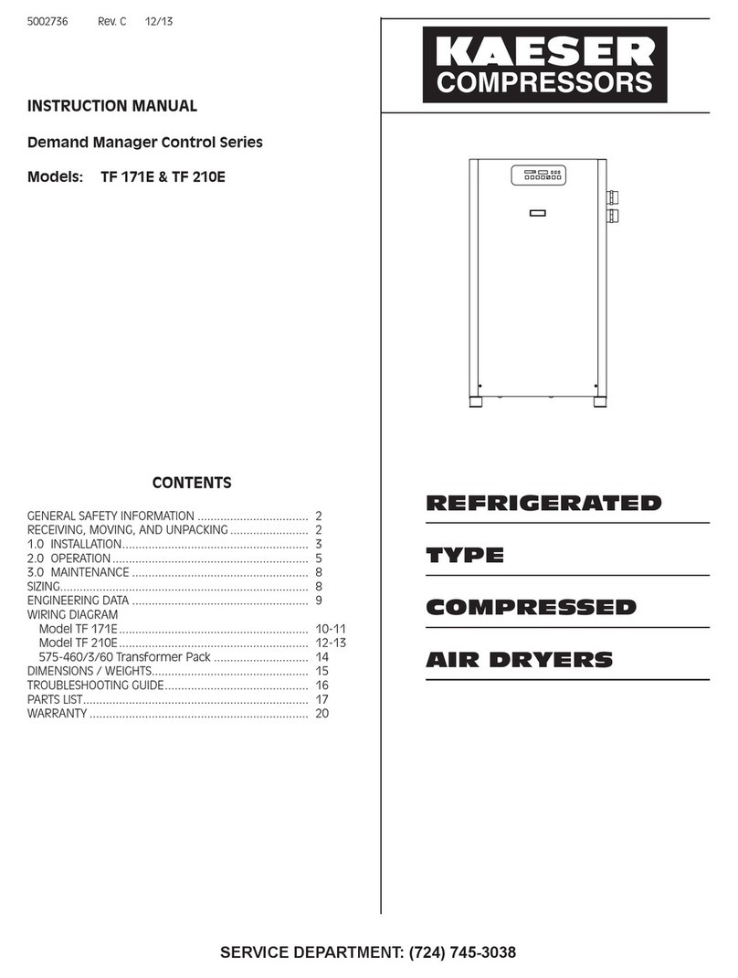 KAESER TF 171E instruction manual