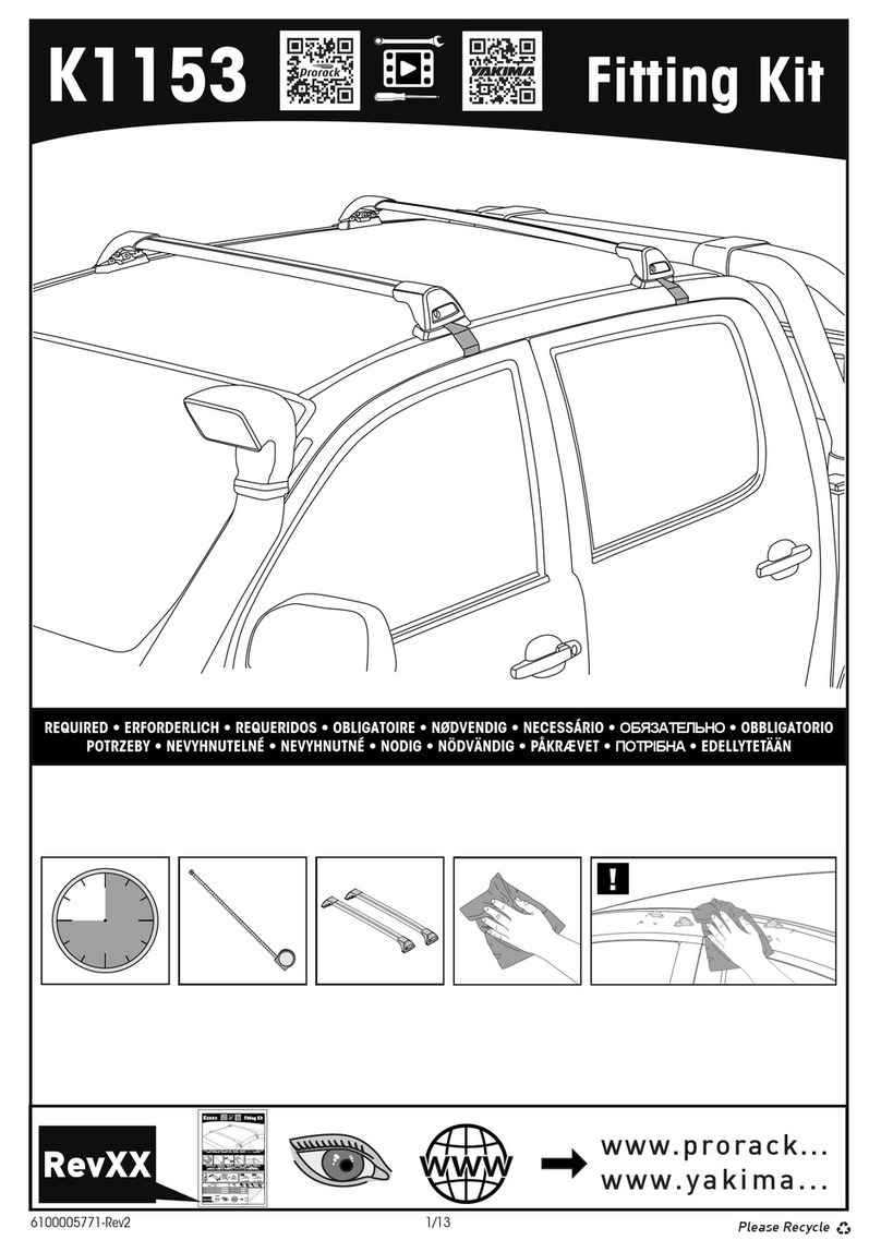 Prorack K1153 User manual