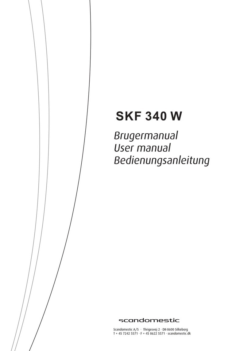 Scandomestic SKF 340 W User manual