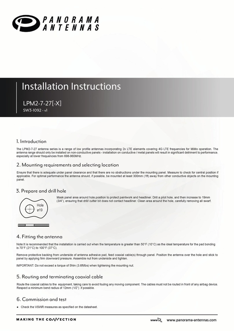 Panorama Antennas LPM2-7-27 Series installation instructions Panorama Antennas LPM2-7-27 Series installation instructions