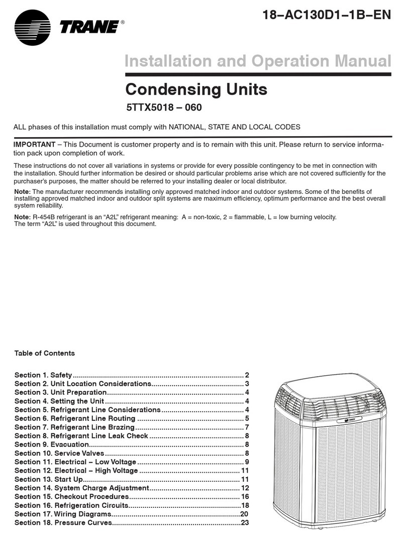 Trane 5TTX5018 User manual