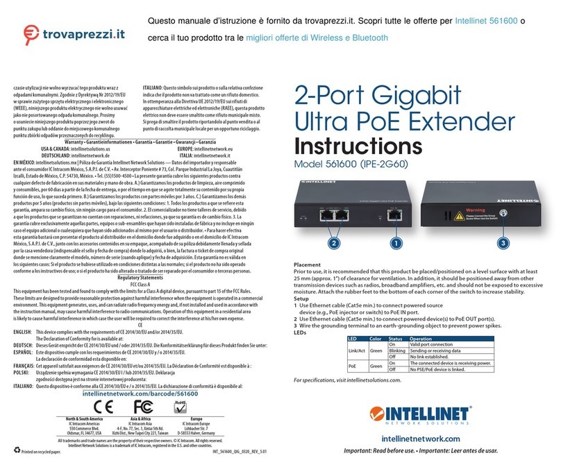 Intellinet IPE-2G60 instructions