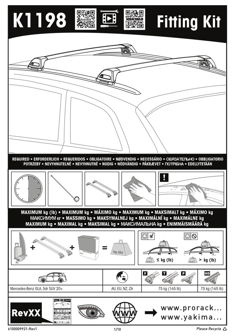 Yakima K1198 User manual