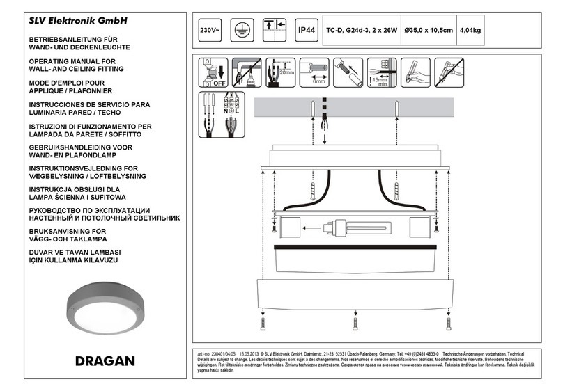 SLV Elektronik DRAGAN G24d-3 operating manual