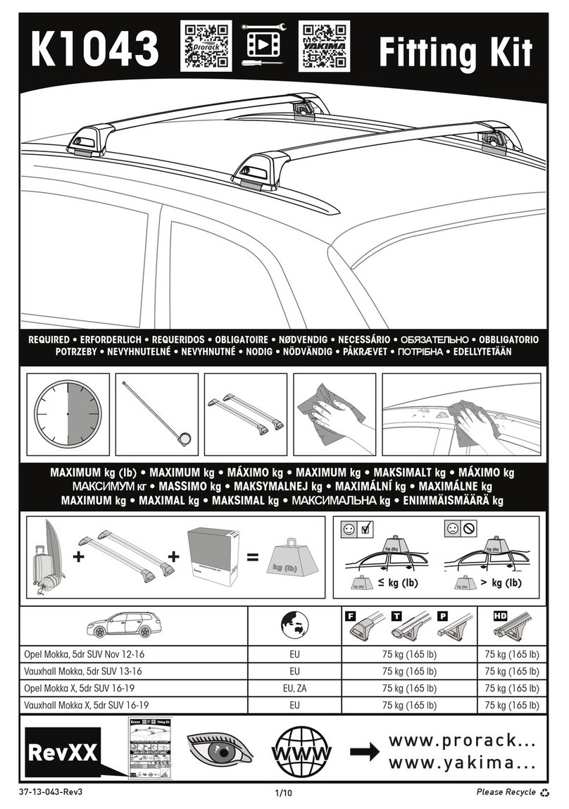 Yakima K1043 manual