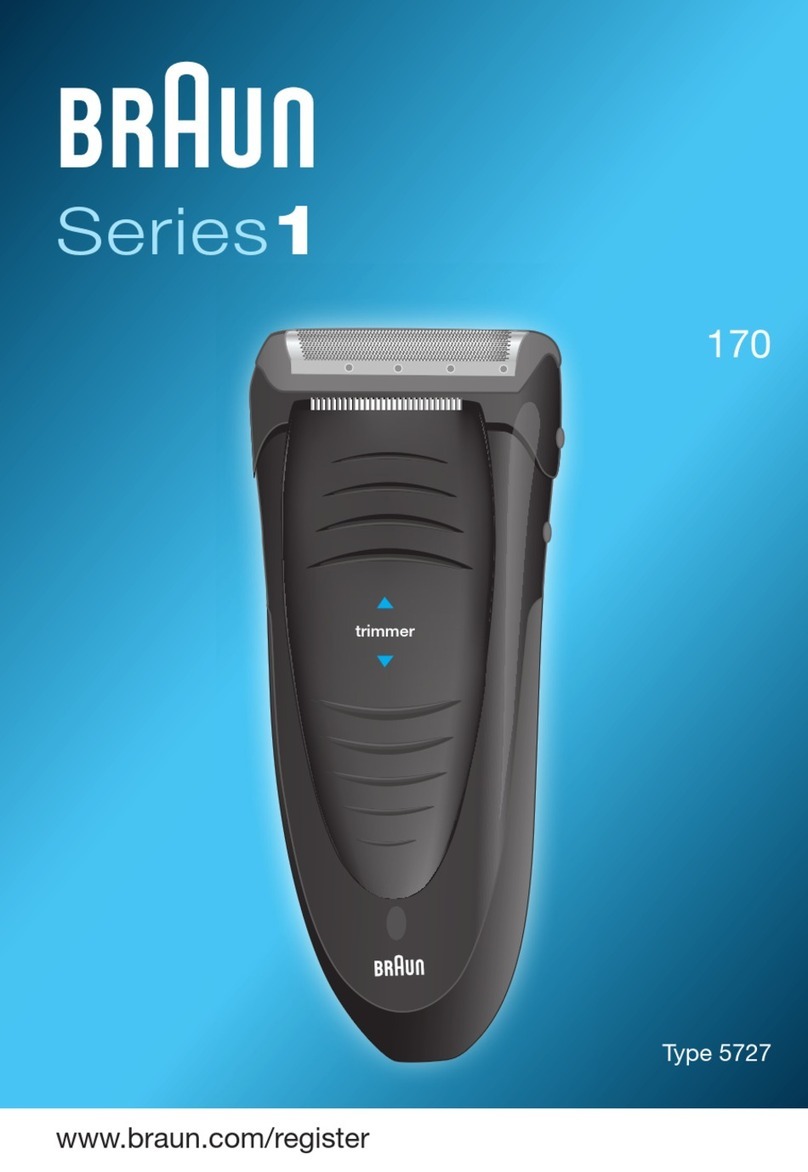 Braun 170s User manual Braun 170s User manual