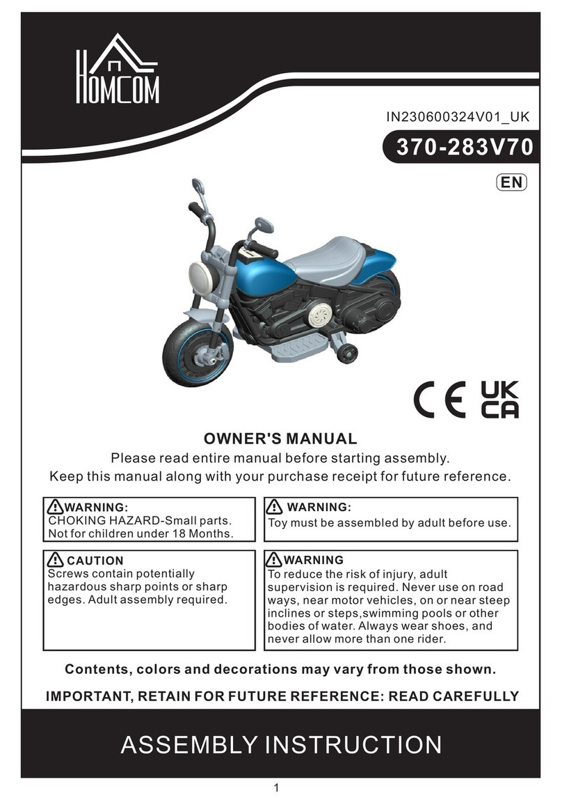 HOMCOM 370-283V70 owner's manual
