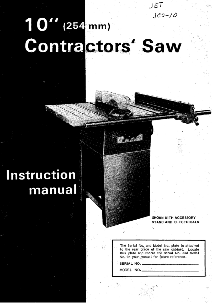 Jet JCS-10 instruction manual