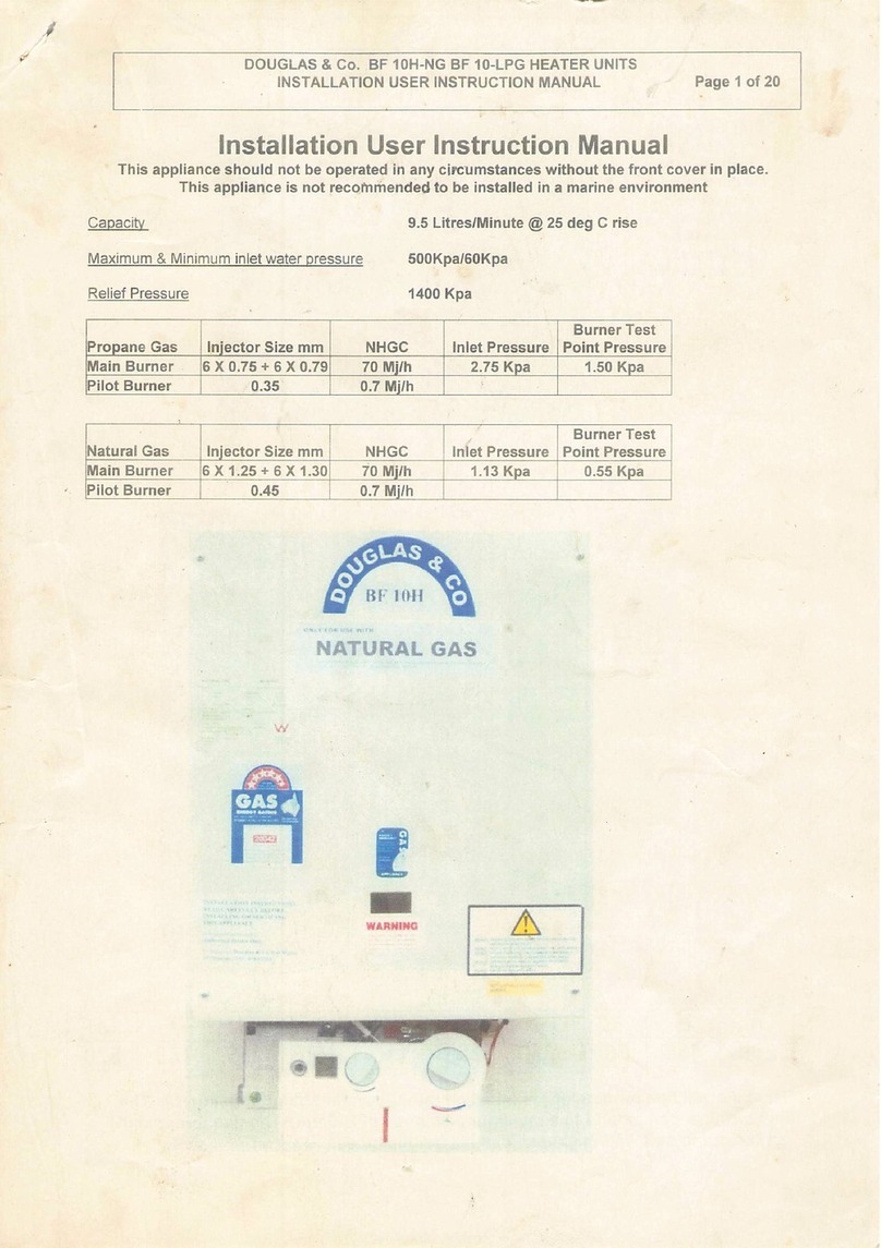Douglas BF 10H-NG Installation & user manual
