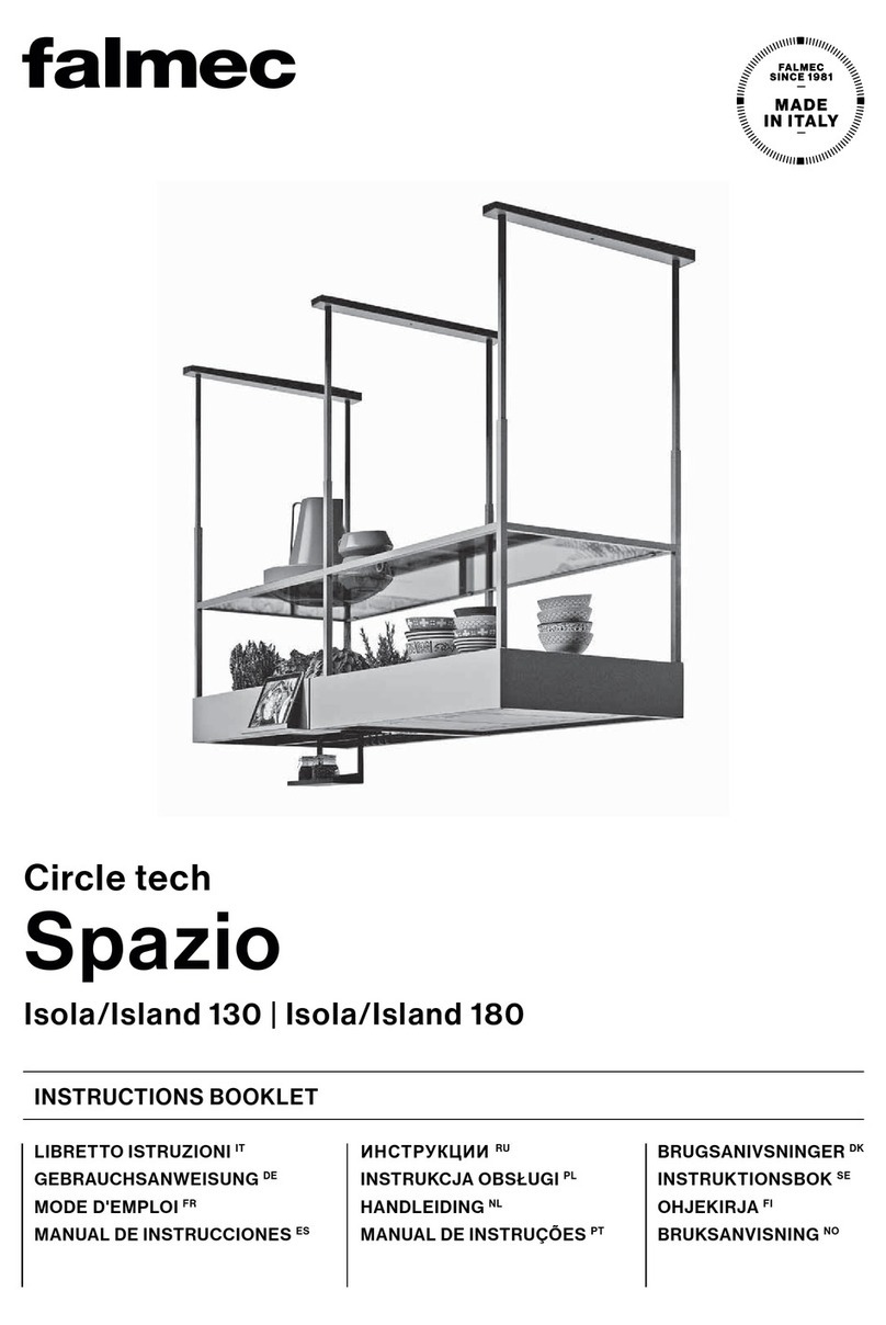 FALMEC Spazio Island 130 User manual