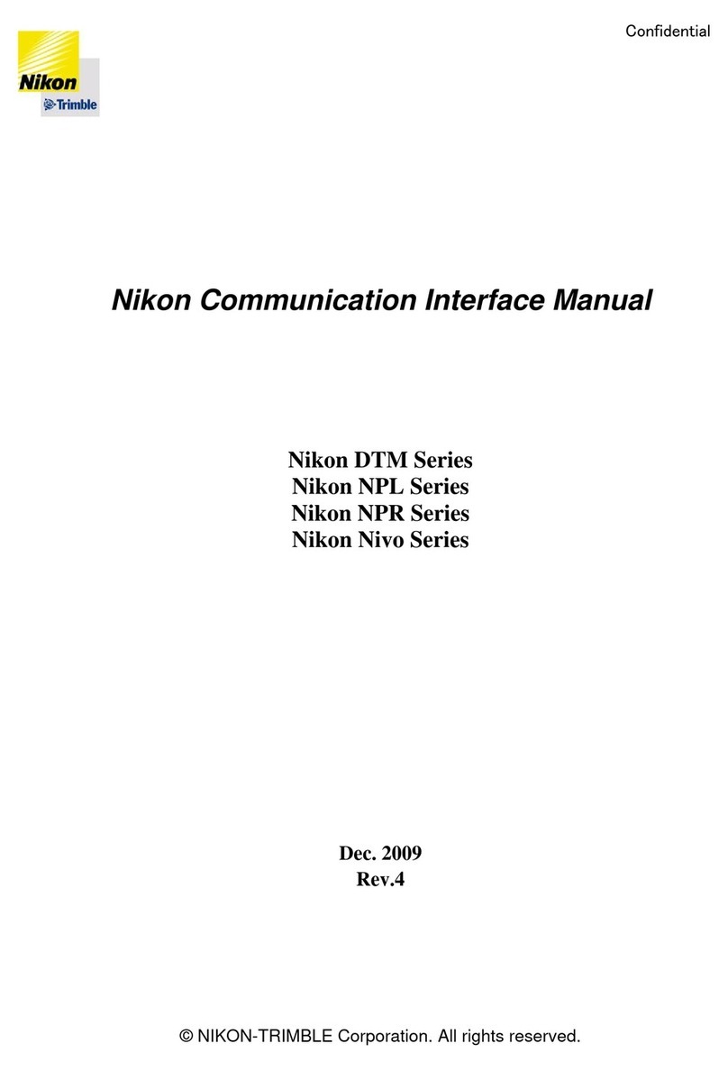 Nikon DTM Series Use and care manual