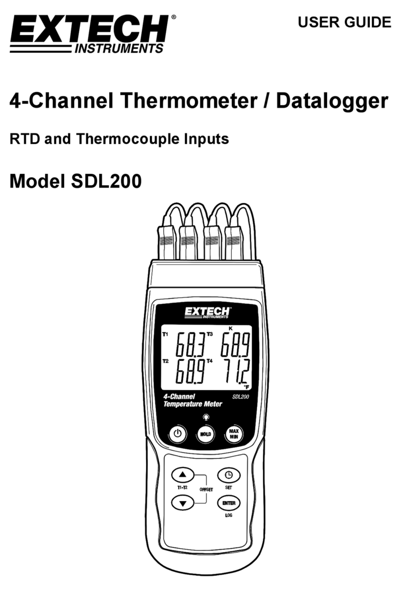 Extech Instruments SDL200-NIST User manual