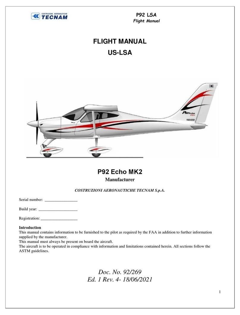 Tecnam P92 Echo MK2 Technical specifications