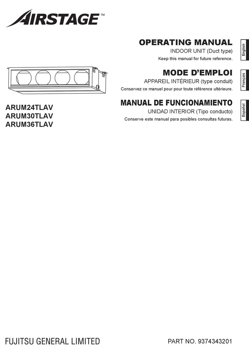 Fujitsu Airstage VR-II ARUM30TLAV operating manual