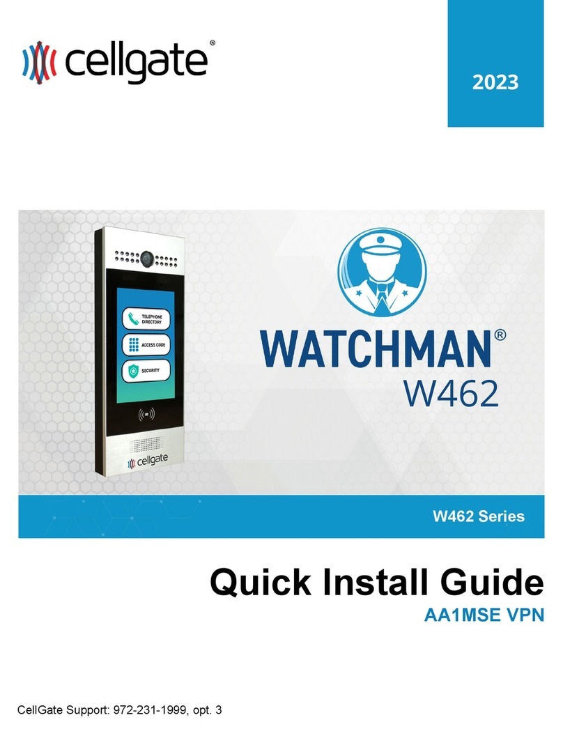 CellGate WATCHMAN W462 Series User manual