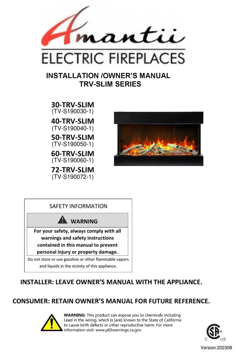 Amantii TRV-SLIM Series Operating instructions