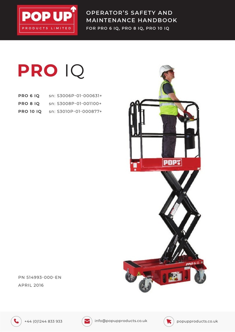 POP UP PRO 6 IQ Manual