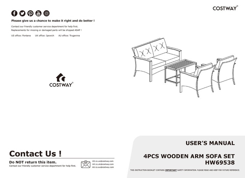Costway HW69538 user manual Costway HW69538 user manual
