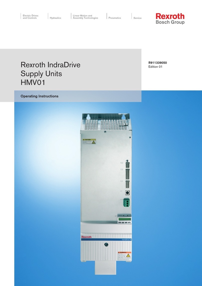 Bosch rexroth IndraDrive HMV01 Series User manual