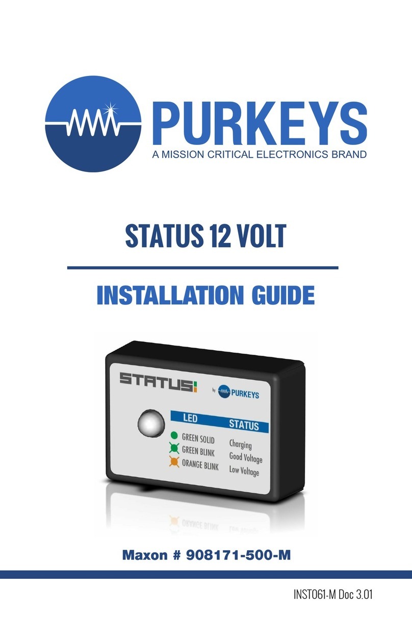 Purkeys Status 12 Volt installation guide